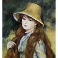 Auguste Renoir - Girl and golden hat