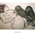 Egon Schiele - Nudo femminile