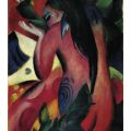 Franz Marc - Red Woman