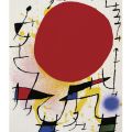 Joan Miró - Le soleil rouge I