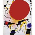 Joan Miró - Le soleil rouge