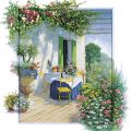Peter Motz - A veranda in bloom I
