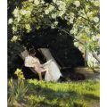 Peter Severen Krøyer - Havepartie med Marie Kroyer