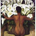 Diego Rivera - Nude with Calla Lilies