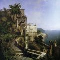Richard Franz Unterberger - In the garden, Amalfi Coast