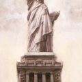 Talantbek Chekirov - Statue of Liberty, N.Y.C.