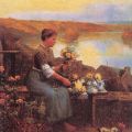 D. Ridgway Knight - Letní květiny