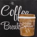 Obrazy na plátně - (káva) Coffe Break