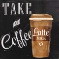 Obrazy na plátně - (káva) Take Coffee