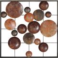 Kovové nástěnné dekorace - Molekuly vody