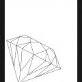 Rámované obrazy - Diamant (geometrie)