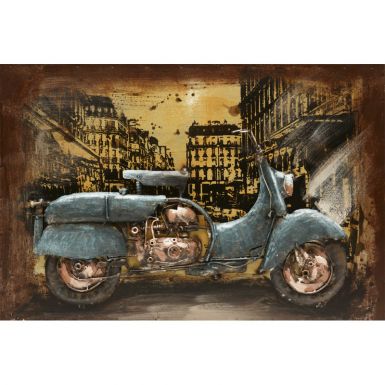 kovove-obrazy-modry-moped