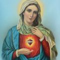 Svaté obrazy - Marie - Svaté srdce (modrá) 